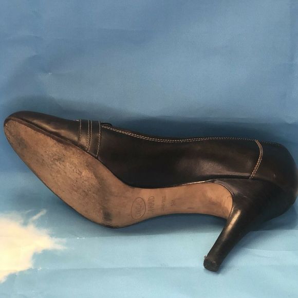 Circa Joan And David Brown Leather Pump Size 9.5 - Picture 7 of 8
